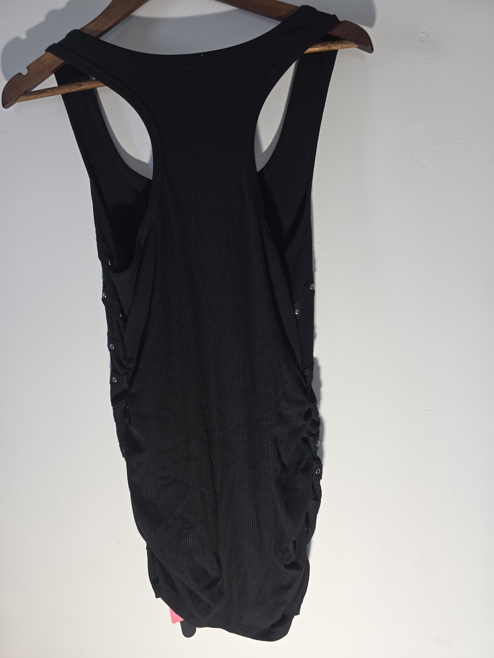 ROMWE Black Studded Racerback Tank - Picture 2 of 5